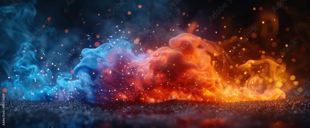 A Vibrant Collage Featured Campfire-Inspired Wallpapers, Celebrating Creativity And Design A Vibrant Collage Featured Campfire-Inspired Wallpapers, Celebrating Creativity And Design