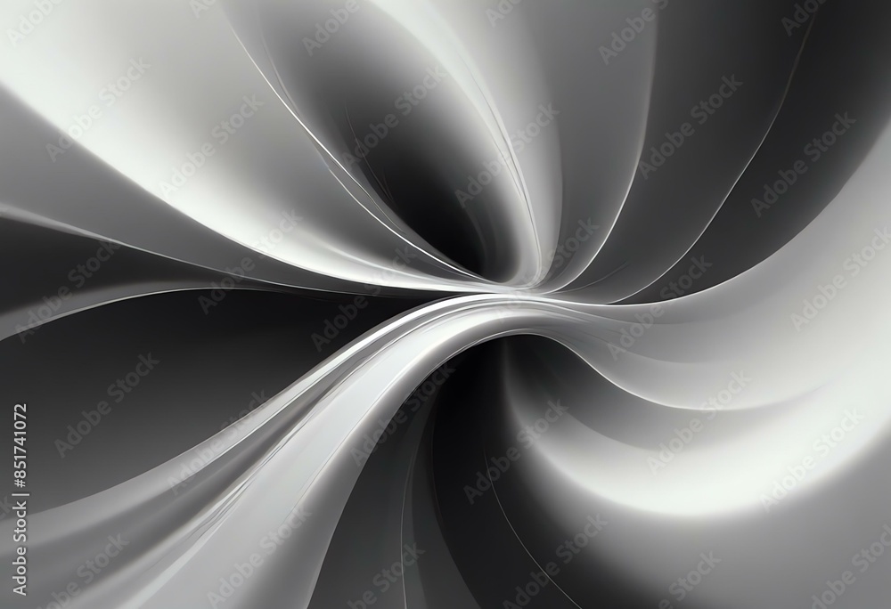 Fototapeta premium black and white background waves 
