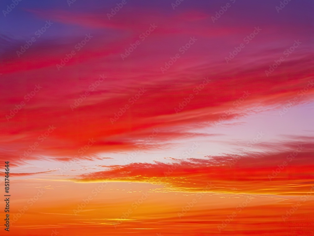 Fototapeta premium colorful sunset clouds