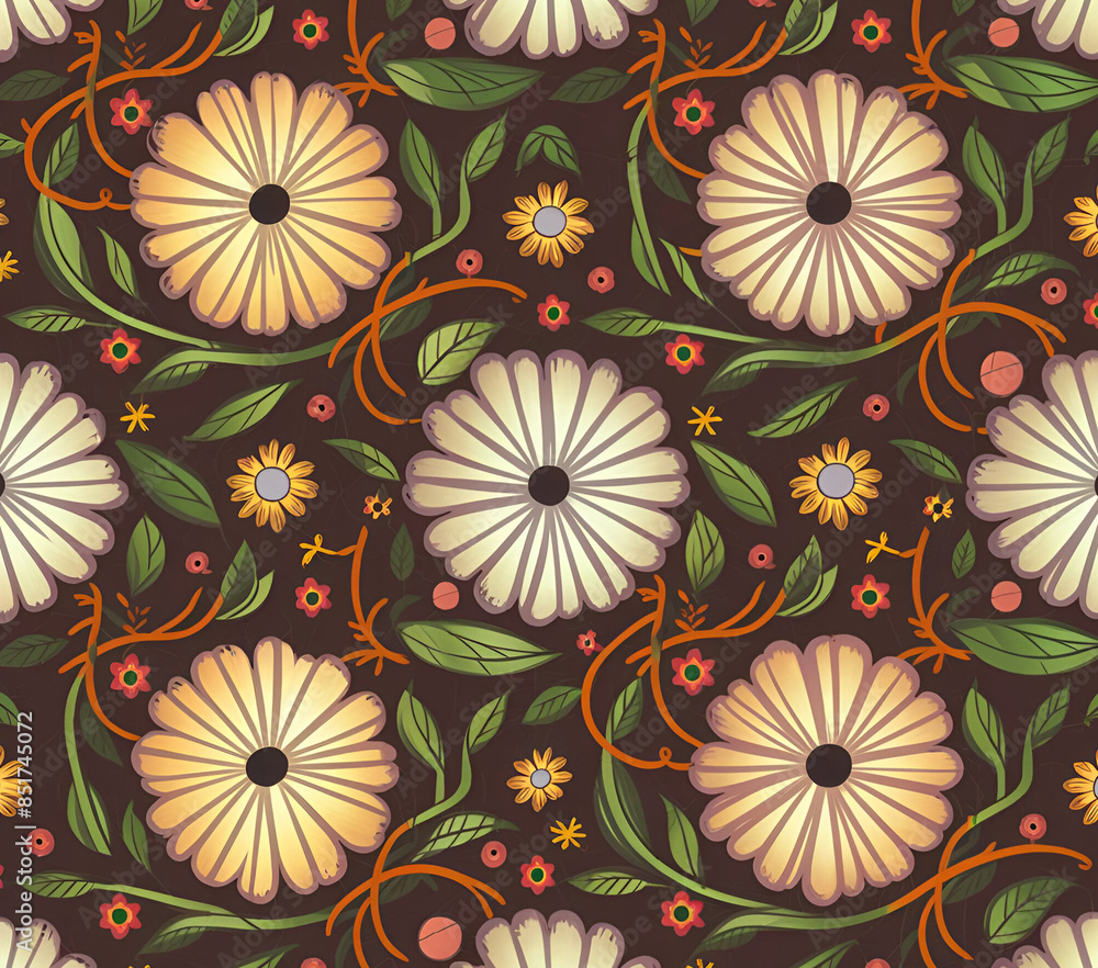 Floral background design Floral background design