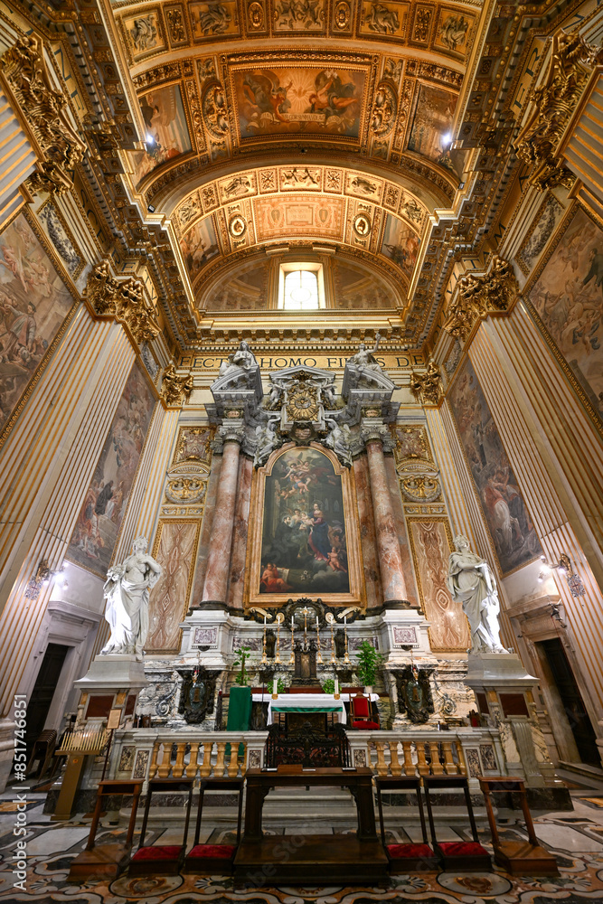 Obraz premium Basilica of Sant'Andrea della Valle in Rome, Italy