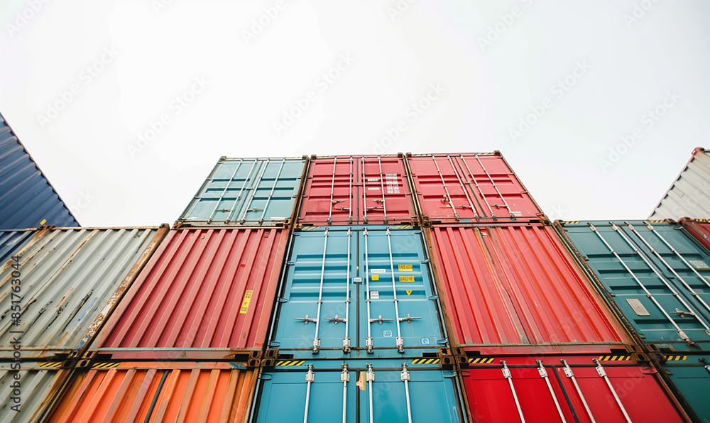 Fototapeta premium Efficient and Reliable Global Cargo Transportation