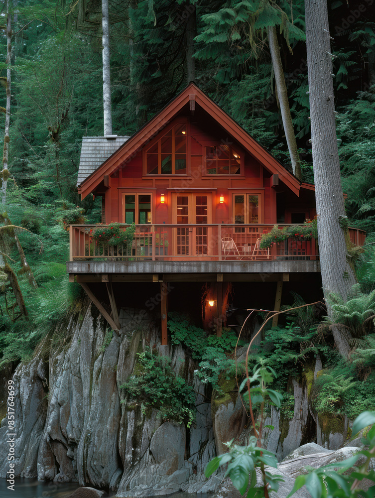 Cozy Wooden Cabin in Forested Mountains Overlooking a Scenic River with Warm Lighting and Rustic Charm, Ideal for Nature Getaways, Serene Retreats, and Peaceful Escapes in the Great Outdoors Cozy Wooden Cabin in Forested Mountains Overlooking a Scenic River with Warm Lighting and Rustic Charm, Ideal for Nature Getaways, Serene Retreats, and Peaceful Escapes in the Great Outdoors