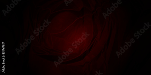 Red crumpled paper texture background. Crumpled paper ball isolated on black with clipping path. panorama grunge wrinkly paper texture background, crumpled pattern texture. paper crumpled texture.