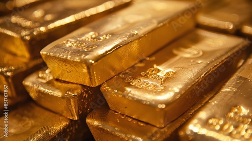 The price of gold depends on the world economy.