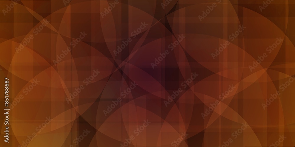 Warm Tones Abstract Geometric Overlap - A Complex Pattern of Intersecting Circles with Gradient Shades from Dark Brown to Vibrant Orange Warm Tones Abstract Geometric Overlap - A Complex Pattern of Intersecting Circles with Gradient Shades from Dark Brown to Vibrant Orange