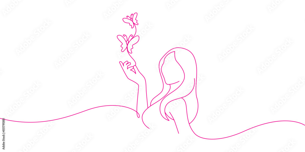 Women model posing line art style vector illustration Women model posing line art style vector illustration