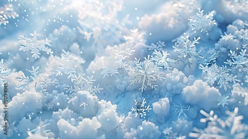 Snow pattern wallpaper © pixelwallpaper