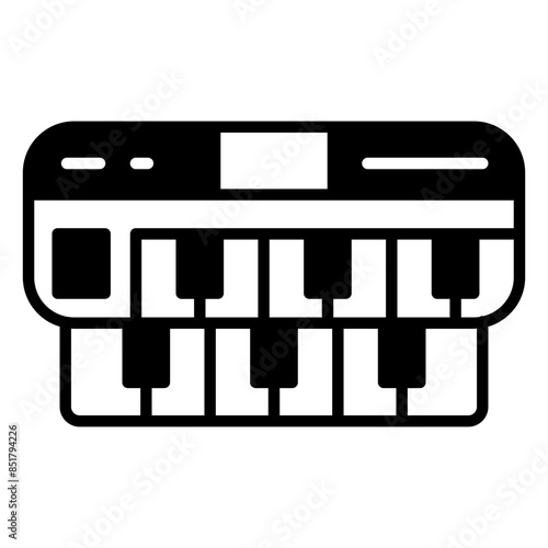 Organ icon. black fill icon