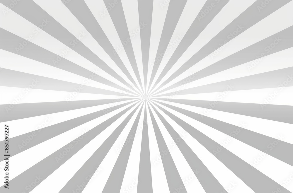 Obraz premium Light gray rays background illustration with a sunburst