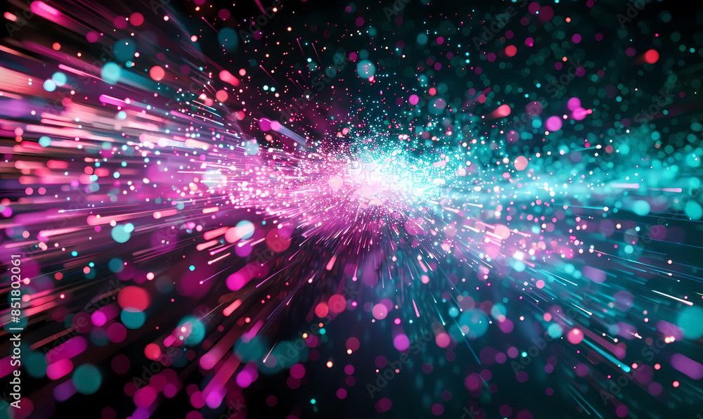 Fototapeta premium abstract background with bokeh