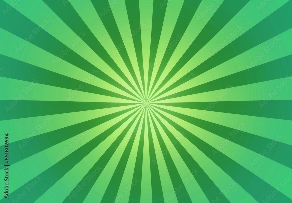 Light green background with rays of light in the center