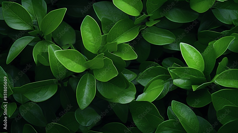 A vibrant array of tropical leaves and flowers background A vibrant array of tropical leaves and flowers background