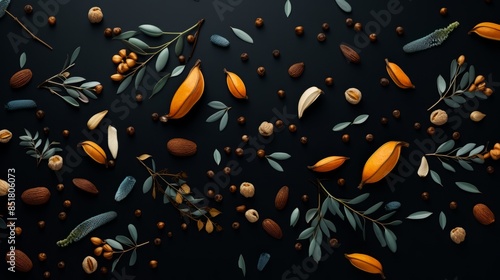 A collection of autumn leav...