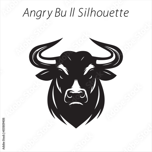 bull head silhouette