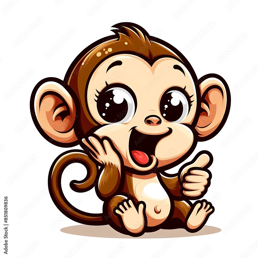 A cartoon of a monkey design colours drawing graphic vector Illustrative unique engaging. A cartoon of a monkey design colours drawing graphic vector Illustrative unique engaging.