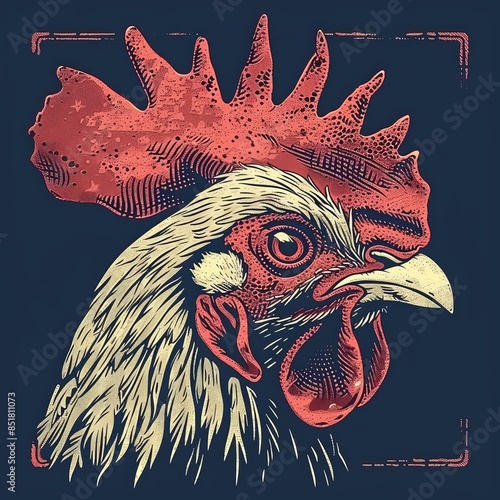 Gallic rooster, national sy...