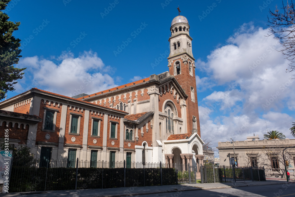 Obraz premium Parish of Our Lady of the Sacred Heart, located in the Punta Carretas area, in Montevideo. Catholic Church.