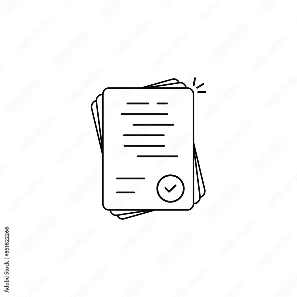 © Holil - linear pile of license or contract documents © Holil - linear pile of license or contract documents