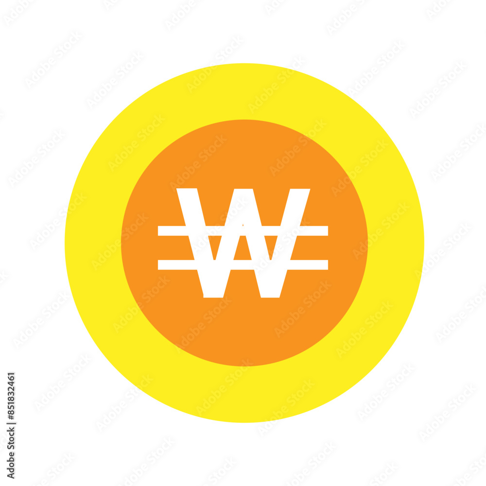 Obraz premium won currency