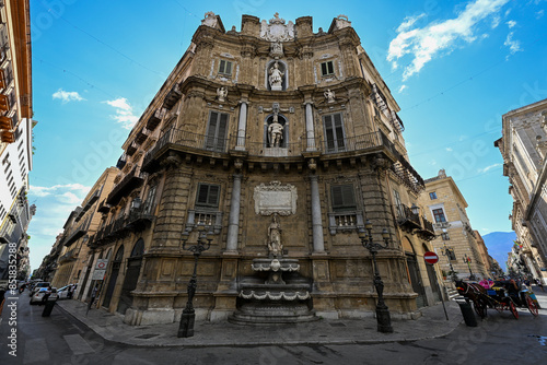 Sicily Villena Square, Quattro Canti - Palermo, Italy photo