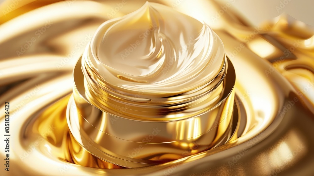 Cream with Gold Packaging Cream with Gold Packaging