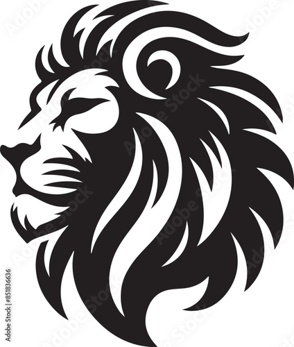 Wallpaper Mural Lion Hade logo vector art  Torontodigital.ca