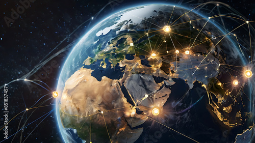 Fototapeta Naklejka Na Ścianę i Meble -  Global Communication Technology for Internet Business,internet Business Solutions through Global Communication Technology,Enhancing Internet Business with Global Communication Technology,Global Connec