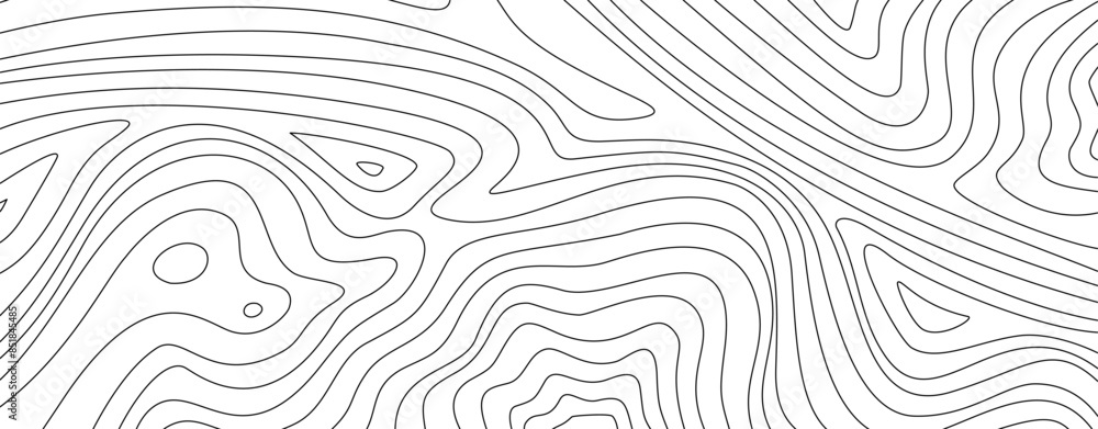 Naklejka premium abstract wavy background. topographic contour background. contour lines background. Topographic map contour background.