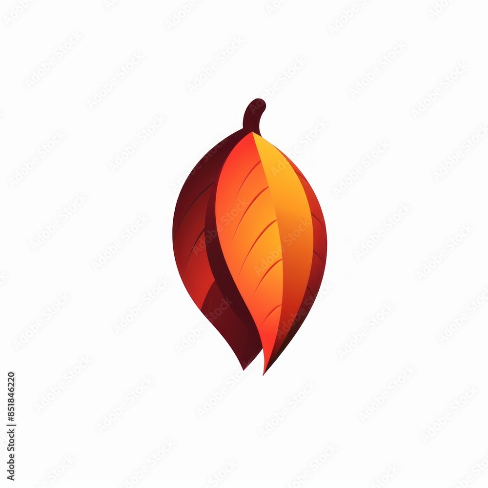Obraz premium Abstract Autumn Leaf Design