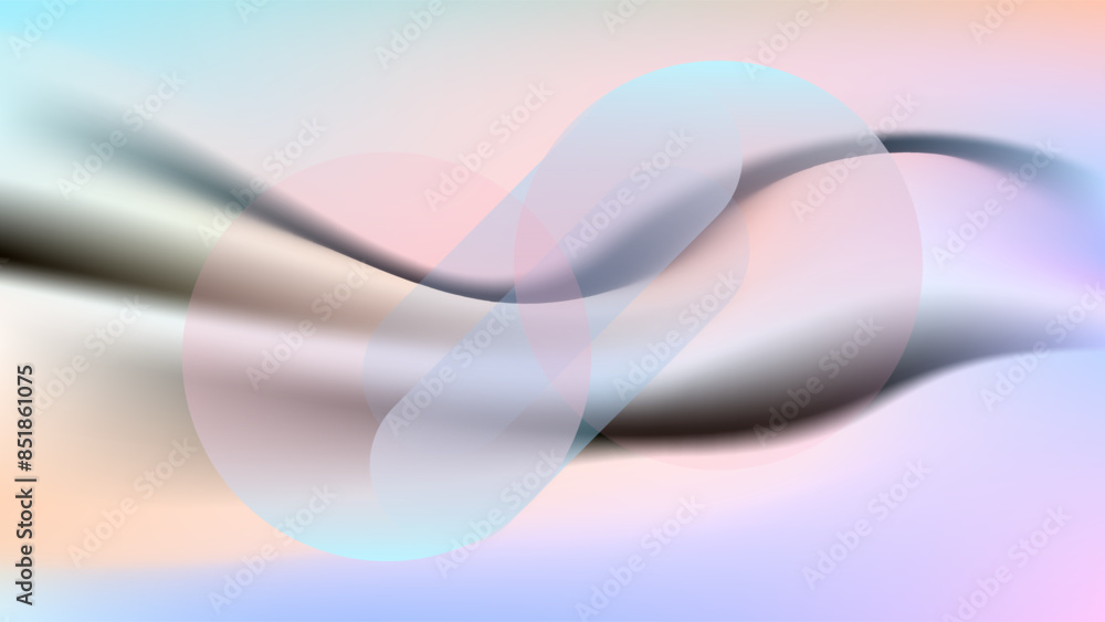 Naklejka premium ABSTRACT BACKGROUND PASTEL GRADIENT MESH COLORFUL VECTOR DESIGN TEMPLATE FOR WALLPAPER, COVER DESIGN, HOMEPAGE DESIGN, GRRETING CARD, BROCHURE