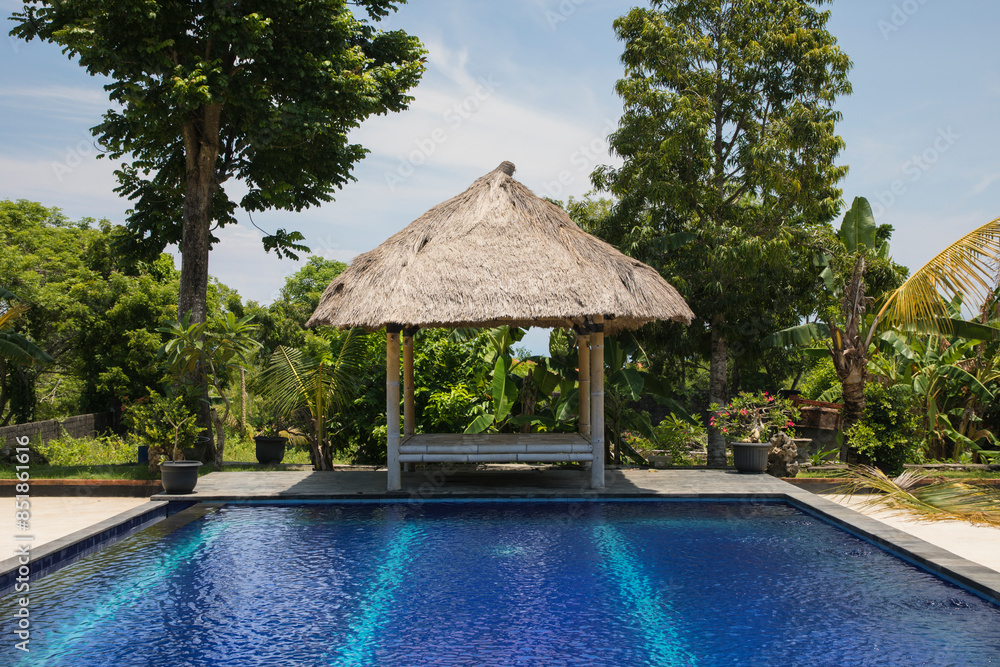 Beautiful view of a typical view on Bali, Indonesia