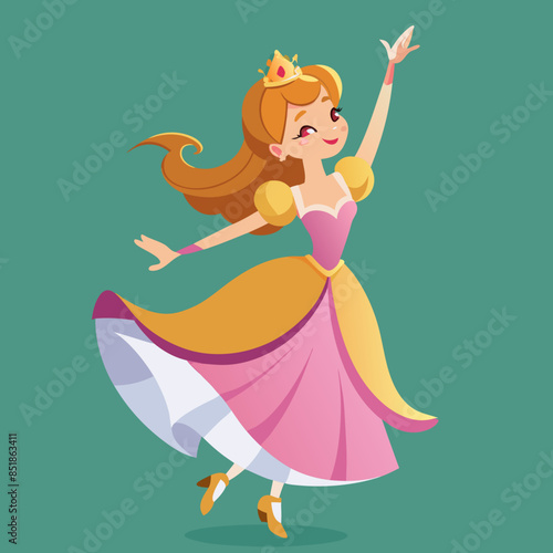 Princess dancing image