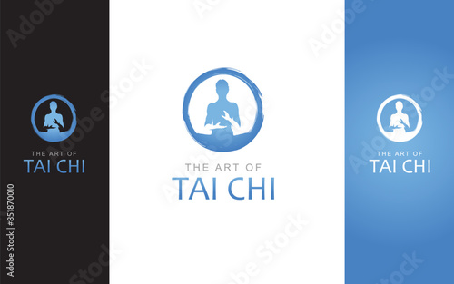 Tai Chi Modern logo vector