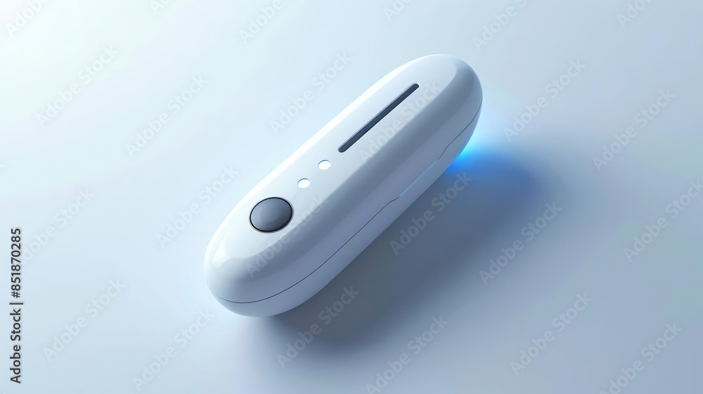 An advanced, compact inhaler that uses AI to monitor and adjust doses, ensuring optimal medication delivery An advanced, compact inhaler that uses AI to monitor and adjust doses, ensuring optimal medication delivery