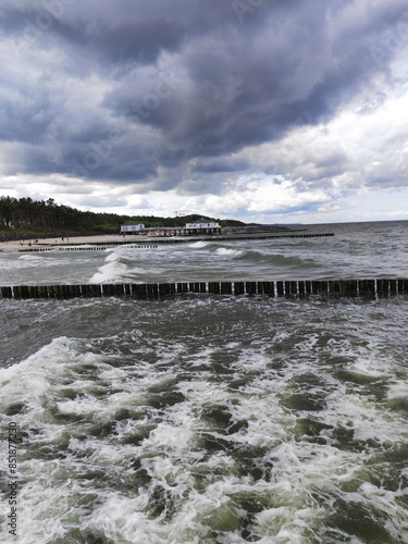 brakwater - baltic sea, Poland photo