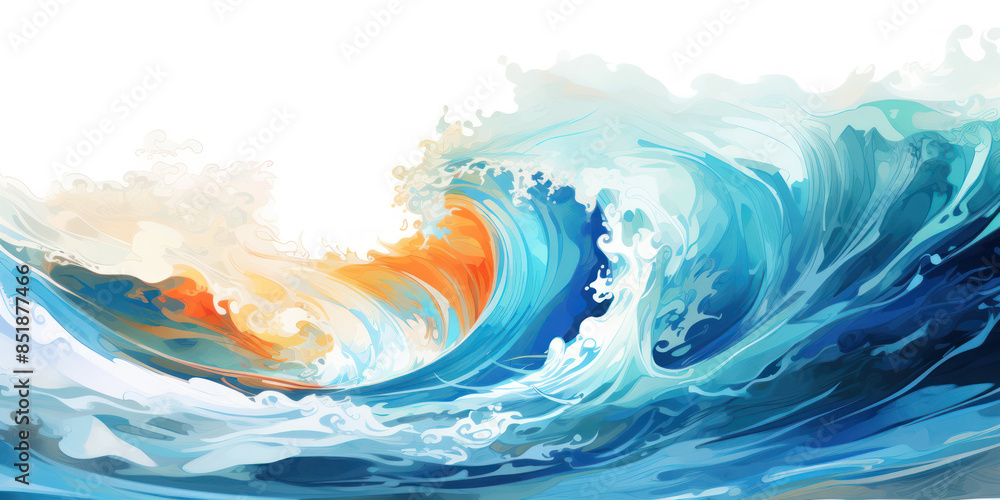 Abstract Ocean Waves Abstract Ocean Waves
