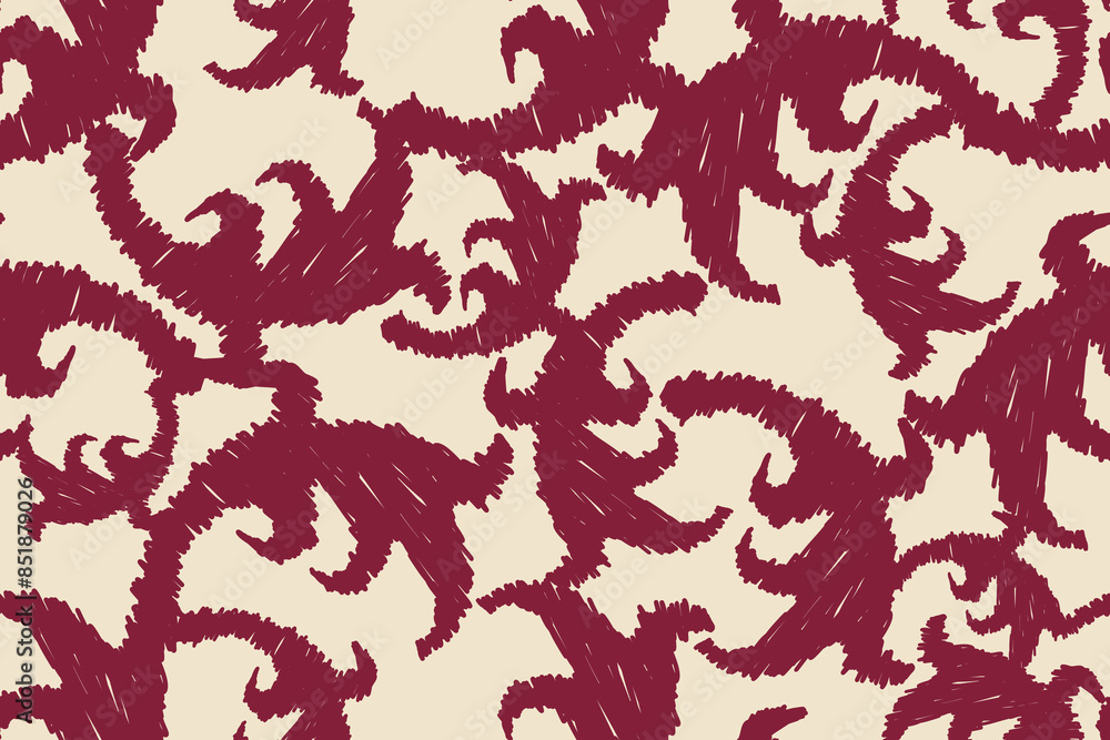 Ikat abstract background art. Ethnic tribal, boho seamless wallpaper. Motif ethnic handmade beautiful Ikat art. Ethnic abstract floral red background art. Ikat abstract background art. Ethnic tribal, boho seamless wallpaper. Motif ethnic handmade beautiful Ikat art. Ethnic abstract floral red background art.