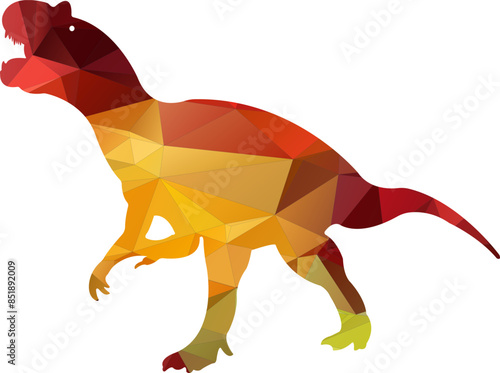 Dinosaur ancient predator rarity wild danger animal illustration