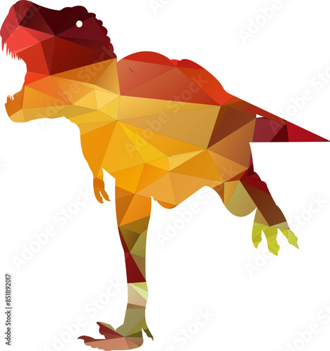 Dinosaur ancient predator rarity wild danger animal illustration