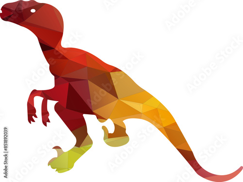 Dinosaur ancient predator rarity wild danger animal illustration