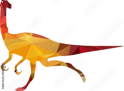 Dinosaur ancient predator rarity wild danger animal illustration
