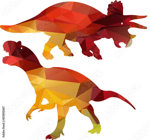 Dinosaur ancient predator rarity wild danger animal illustration