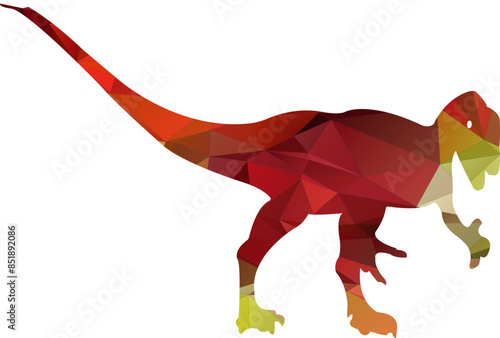Dinosaur ancient predator rarity wild danger animal illustration