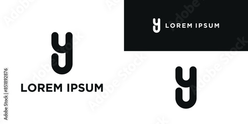 Simple letter Y logo design template. Premium Vector