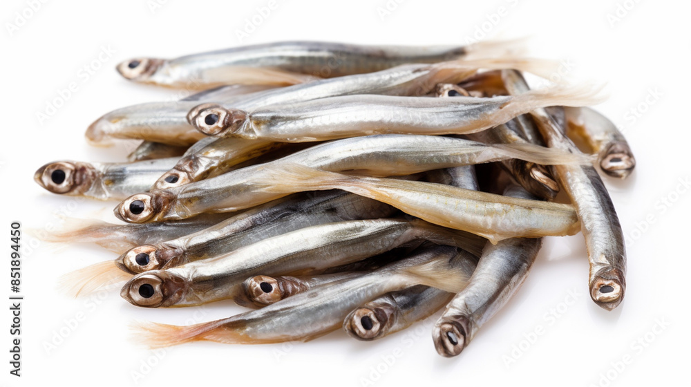 A Fresh Heap of European Anchovies Ready for the Table. A Fresh Heap of European Anchovies Ready for the Table.