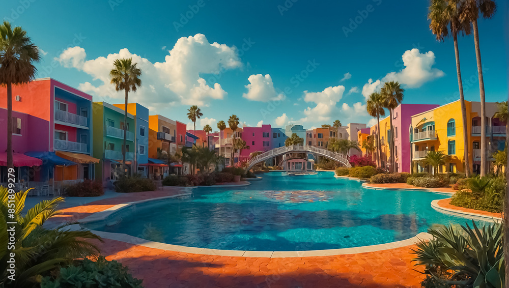 Fototapeta premium City of Palm Coast Florida