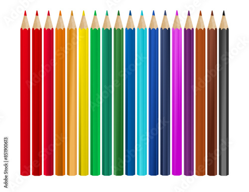 Colored pencils - vector illustration