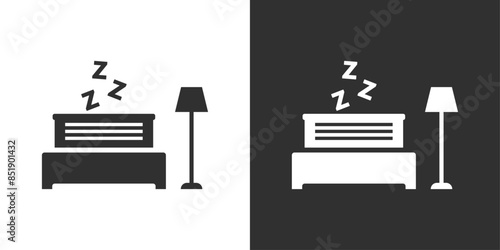 Bedroom sign icon vector illustration design