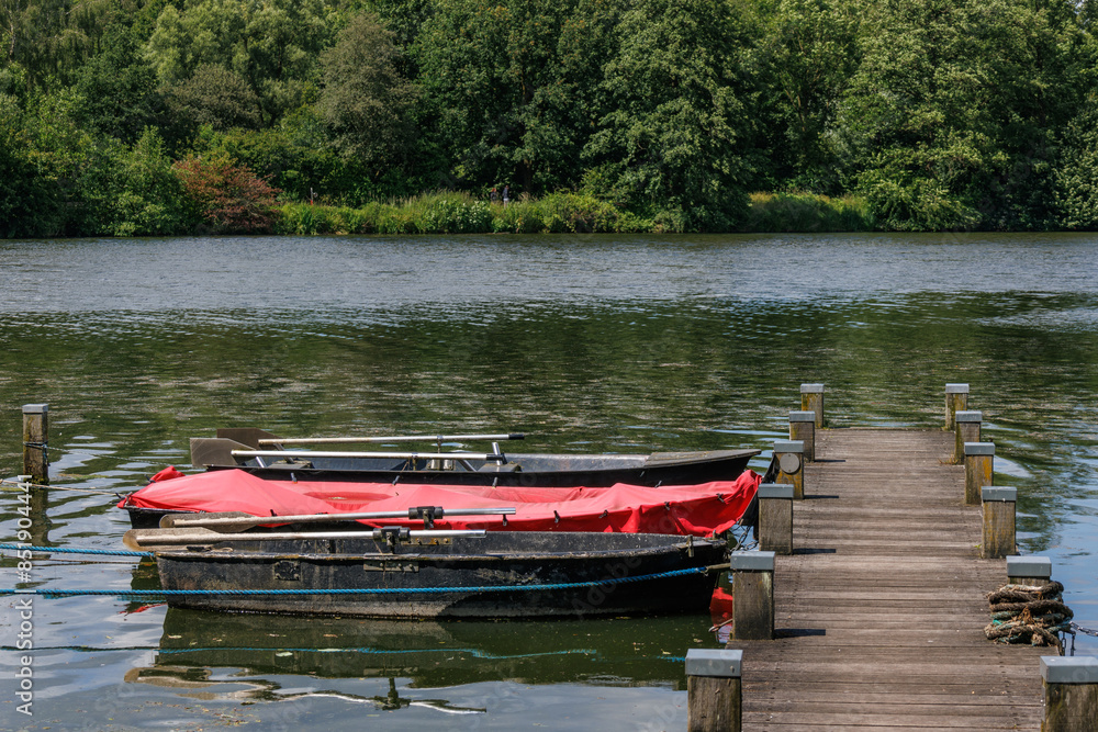 Fototapeta premium Sommertag an einem See im Münsterland